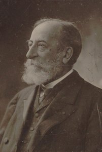 صورة للمؤلف الموسيقي كميل سان ساين 1835-1921 ، 1910.