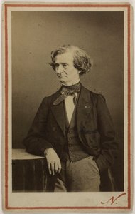 صورة للمؤلف هيكتور بيرليوز 1803-1869 ، حوالي 1860.