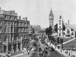 الحرم الواسع ، وستمنستر ، c1910 1911 بواسطة شركة الفوتوكروم المحدودة في لندن