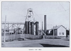 منجم Lansell "180" (صورة أبيض وأسود) بواسطة مصور فوتوغرافي استرالي