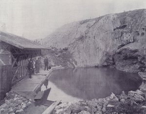 كندا: The Basin ، Hot Springs ، Banff (b / w photo) بواسطة المصور كندي