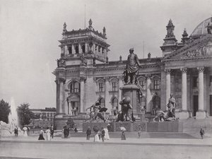 نصب بسمارك (صورة b / w) بواسطة مصور فوتوغرافي ألماني