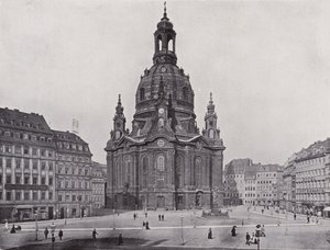 Frauenkirche (صورة b / w) بواسطة مصور فوتوغرافي ألماني