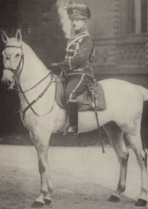 Gustav Krupp von Bohlen ، محور Berthe Krupp ، ملك إمبراطورية Krupp الصناعية (b / w photo) بواسطة مصور فوتوغرافي ألماني