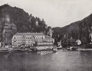 Herrnskretschen (b / w photo) بواسطة مصور فوتوغرافي ألماني