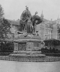 Kaiser Wilhelm-Denkmal (b/w photo) بواسطة مصور فوتوغرافي ألماني