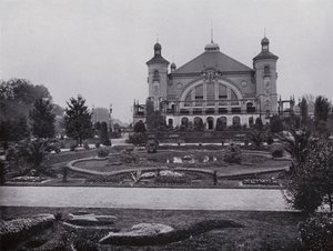 لايبزيغ: Palmengarten (صورة b / w) بواسطة مصور فوتوغرافي ألماني