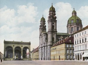 ميونيخ / ميونيخ: Theatinerkirche U Feldherrnhalle (الصورة) بواسطة مصور فوتوغرافي ألماني