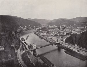 Panorama von Tetschen (b/w photo) بواسطة مصور فوتوغرافي ألماني