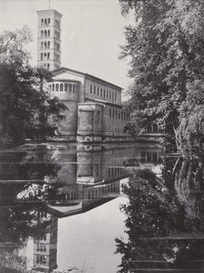بوتسدام ، Friedenskirche (صورة b / w) بواسطة مصور فوتوغرافي ألماني