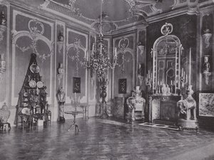 بوتسدام ، Neues Palais ، صالون ياباني (b / w photo) بواسطة مصور فوتوغرافي ألماني