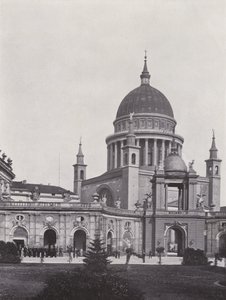 Potsdam, Stadtschloss, Fortunaportal Und St Nikolaikirche (b/w photo) بواسطة مصور فوتوغرافي ألماني
