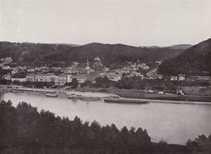 Schandau (صورة b / w) بواسطة مصور فوتوغرافي ألماني