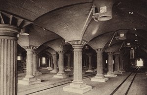 مخزن الشعير، مصنع جعة سانت جيمس جيت، دبلن (صورة فوتوغرافية بالأبيض والأسود) بواسطة المصور الأيرلندي