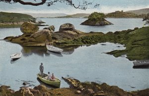 جنوب أيرلندا: Glengarriff Harbour ، مقاطعة كورك (صورة ملونة) بواسطة المصور الأيرلندي
