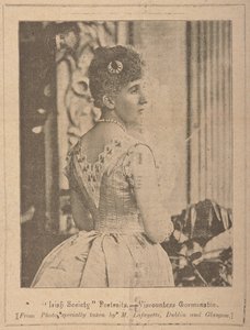 Viscountess Gormanston ، "المجتمع الأيرلندي" [مجلة] المجلد. السابع رقم 353 أكتوبر 13 1894 (الصحف) بواسطة المصور الأيرلندي