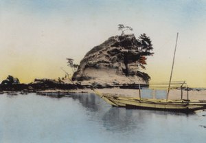 اليابان ، حوالي عام 1912: جزيرة أواجيشيما ، هيوغو (الصورة) بواسطة مصور فوتوغرافي ياباني