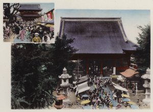 Japan, c.1912: Kwannon Temple and it