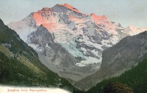 ألبينغلو، يونغفراو، سويسرا (صورة ملونة)