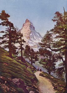 ماترهورن، زيرمات، سويسرا (صورة ملونة)