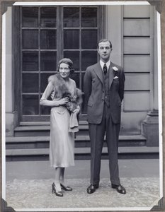 Lord Charles Cavendish and Adele Astaire on their wedding day