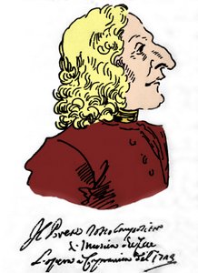 أنطونيو فيفالدي (1678-1741) ، كارتون بيير ليون غزي (1674-1755)