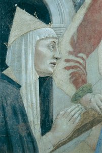 تفاصيل من The Legend of the True Cross تظهر اكتشاف True Cross والتحقق منها ، بقلم Piero della Francesca بواسطة بييرو ديلا فرانشيسكا
