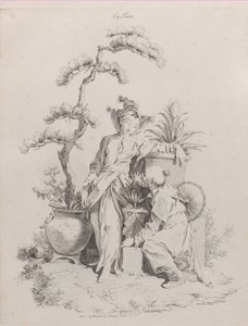 الأرض ، من العناصر الأربعة ، 1738-49.