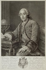 صورة للأمير دميتري ميخائيلوفيتش غوليتسين 1721-1793 ، 1762 بواسطة بيير الكسندر تارديو