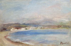 Cros de Cagnes ، البحر ، الجبال ، حوالي عام 1910 (زيت على قماش) بواسطة بيير أوغست رينوار