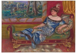 مدام دي جاليا على أريكة طويلة ، 1912 بواسطة بيير أوغست رينوار