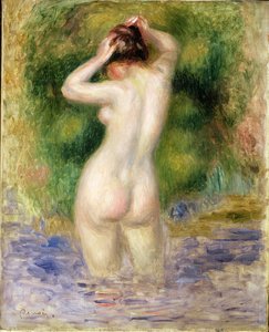 Nude Wading, c.1880 (oil on canvas)