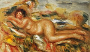 امرأة عارية على العشب. فام نو الحربي ، 1915