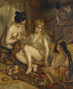 الباريسيون في الزي الجزائري الحريم ، 1872 بواسطة بيير أوغست رينوار