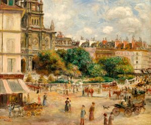 Place de la Trinite ، 1893 بواسطة بيير أوغست رينوار