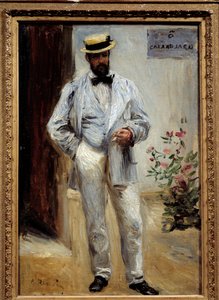 صورة في القدم للمهندس المعماري الفرنسي شارل لو كوير (1830-1906). لوحة بيير أوغست رينوار (1841-1919) بواسطة بيير أوغست رينوار
