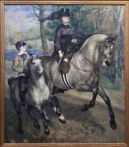 الركوب في Bois de Boulogne بواسطة بيير أوغست رينوار