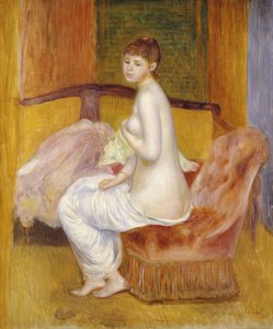 جالس عاري ، يستريح ، 1885