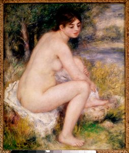امرأة عارية في رسم المناظر الطبيعية بيير أوغست رينوار (1841-1919) 1883 باريس ، متحف دورسيه