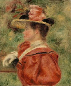 امرأة مع قفاز (Femme au gant) بواسطة بيير أوغست رينوار