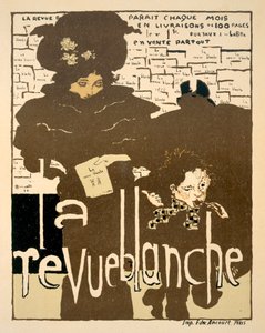 لا ريفو بلانش ، ملصق إعلاني عن العدد الأول من الشهر الشهري الشهير ، 1894