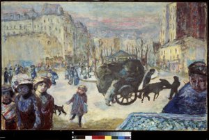 الصباح في باريس (الصباح في باريس). لوحة بيير بونارد (1867-1947) بواسطة بيير بونارد