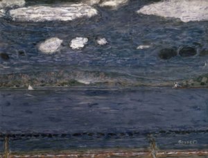 البحر الأبيض المتوسط - 1941-44 - 48،3 × 63،2 سم - غواش وقلم رصاص على ورق بواسطة بيير بونارد
