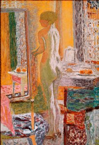 عارية أمام الجليد لوحة لبيير بونارد (1867-1947) 1933 خافت. 152 × 102 سم فينيسيا ، جاليريا دارت موديرنا