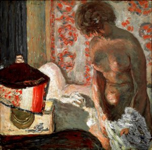 لوحة عارية لبيير بونارد (1867-1947) 1910-1911 خافت. 75.5x75 سم برن ، مجموعة Hans R. Hahnloser