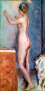 لوحة عارية على خلفية زرقاء لبيير بونارد (1867-1947) 1915 سولوتورن ، مجموعة سيلفان كوشر