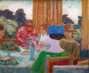 القبعة الزرقاء الصغيرة لوحة لبيير بونارد (1867-1947) 1917 خافت. 66x79 سم باريس ، فينترتور ، مجموعة خاصة بواسطة بيير بونارد