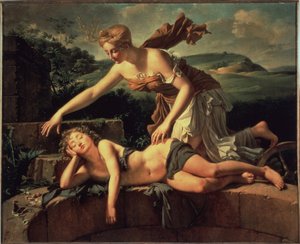 الطفل والثروة. لوحة بيير بوالون (1776-1831) بواسطة بيار بويلون