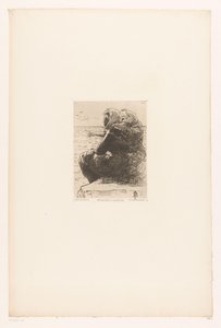 يستريح النساء على شاطئ البحر Pecheuses a Granville. (العنوان على الكائن) بواسطة ودوي ألفريد كادارت