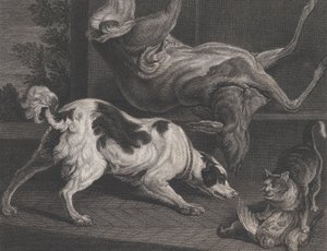 الكلاب والحياة الساكنة ، 1778